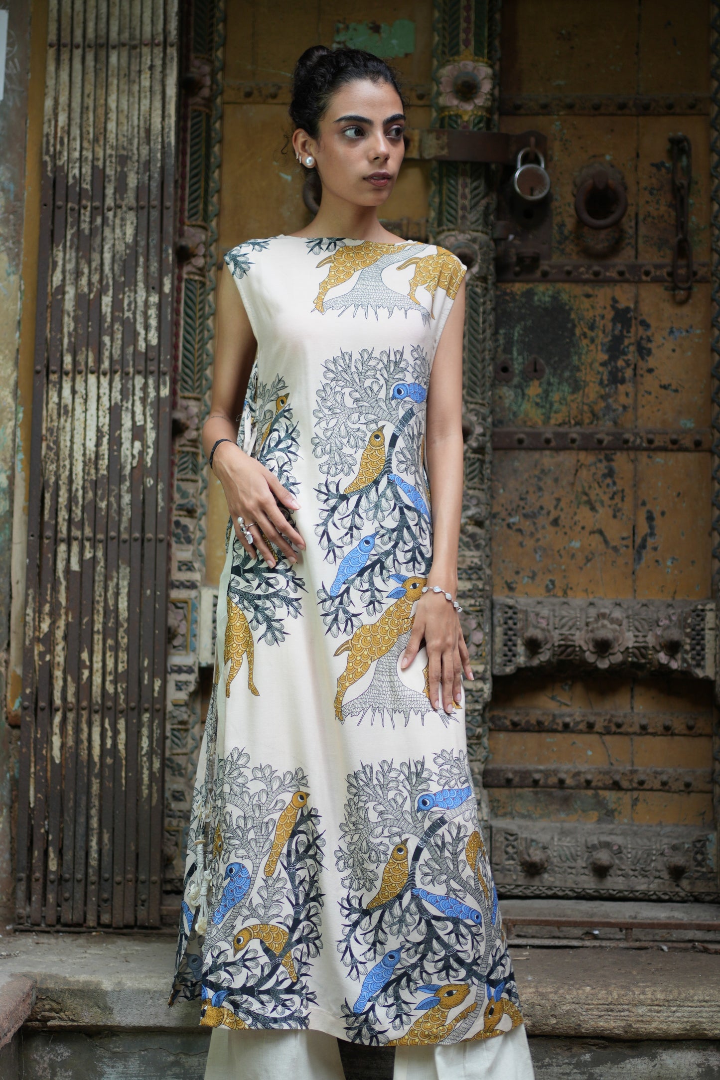 Kalpvriksh Tie Up Kurta