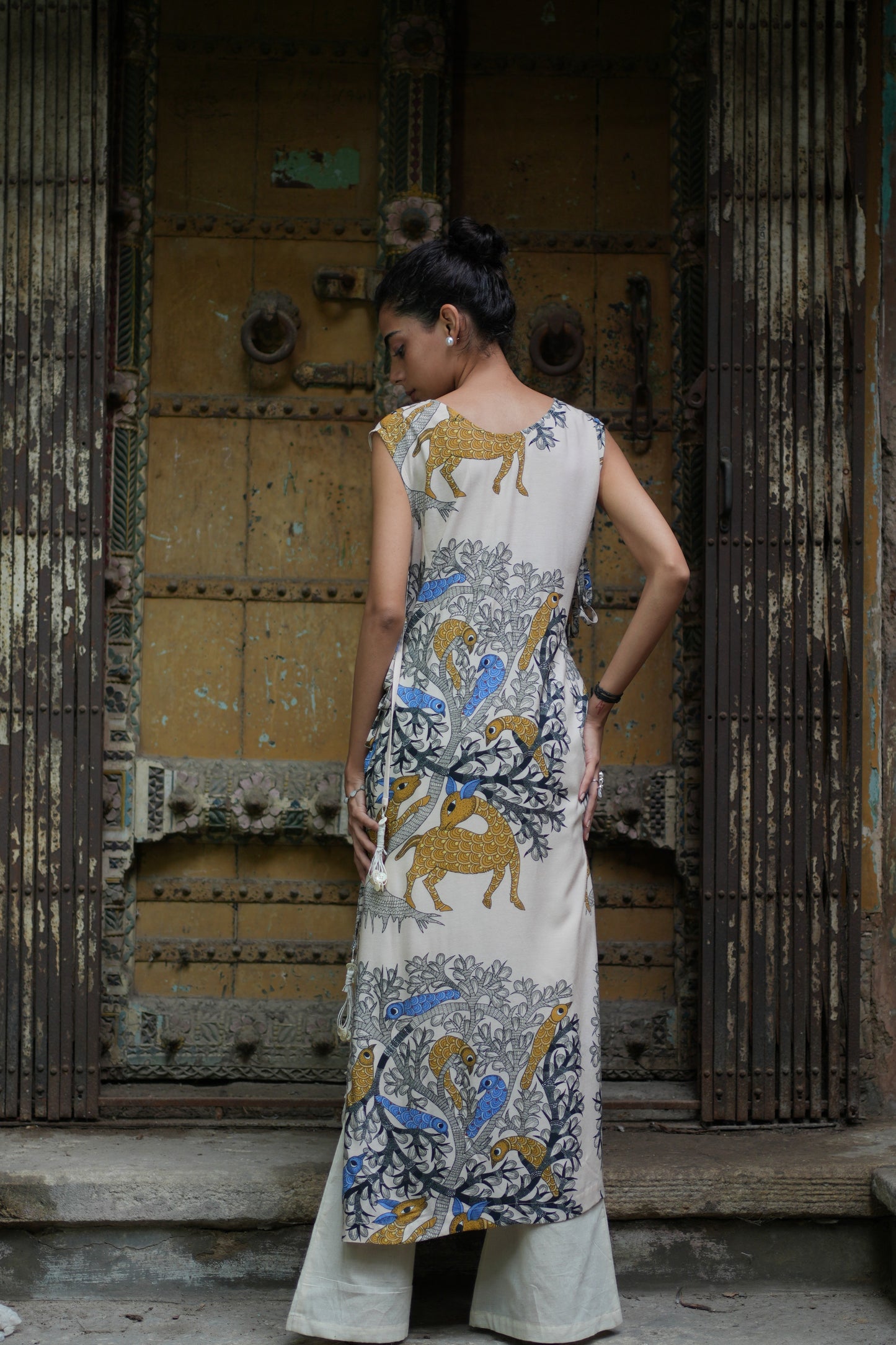 Kalpvriksh Tie Up Kurta