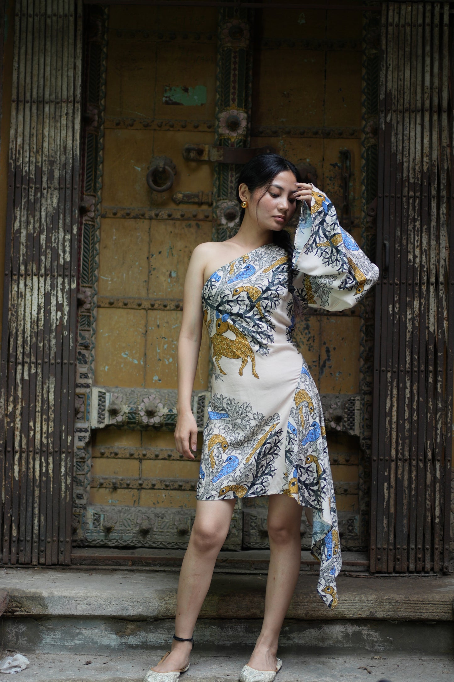 Kalpvriksh Bell Sleeve Dress