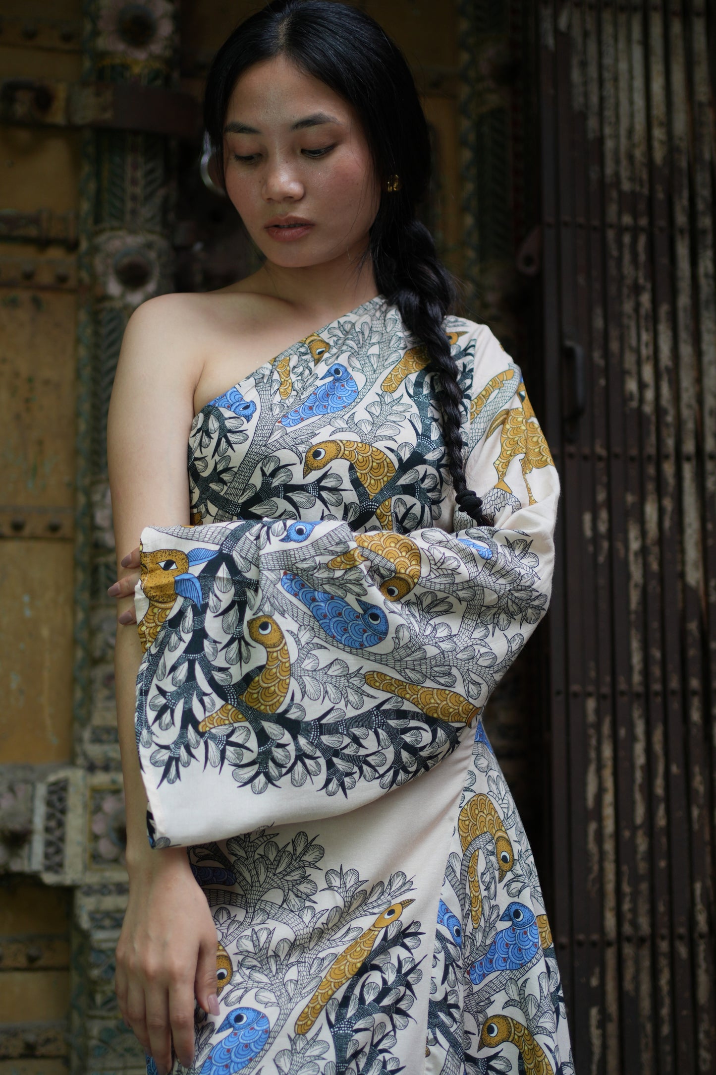 Kalpvriksh Bell Sleeve Dress