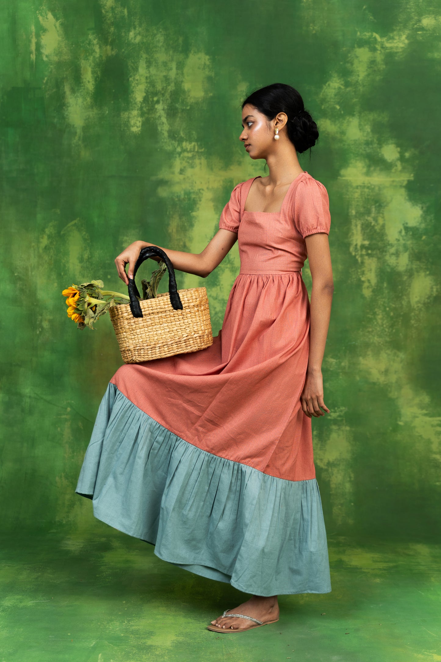 Backless Cottage Dress
