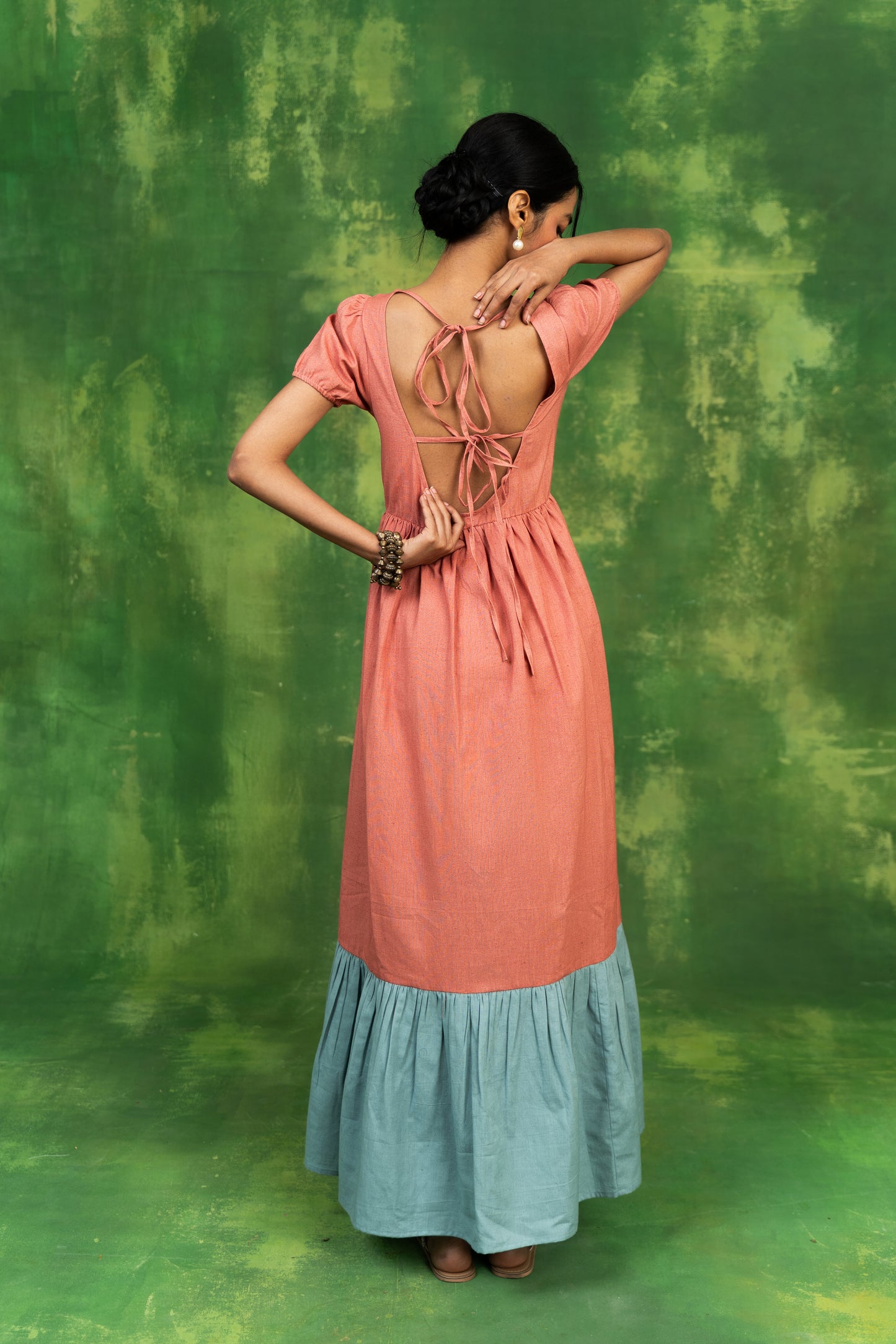 Backless Cottage Dress