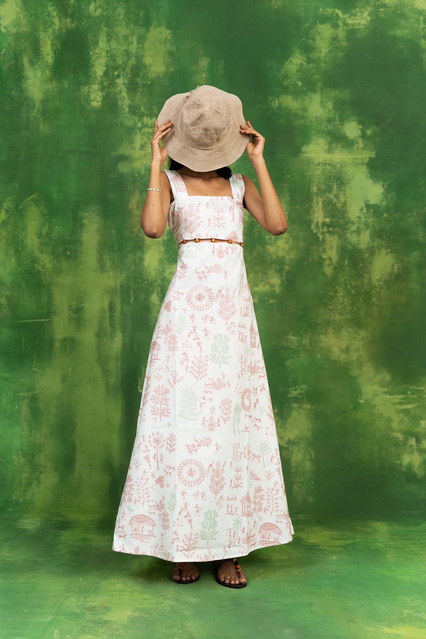 Village Life Bead Detail Dress