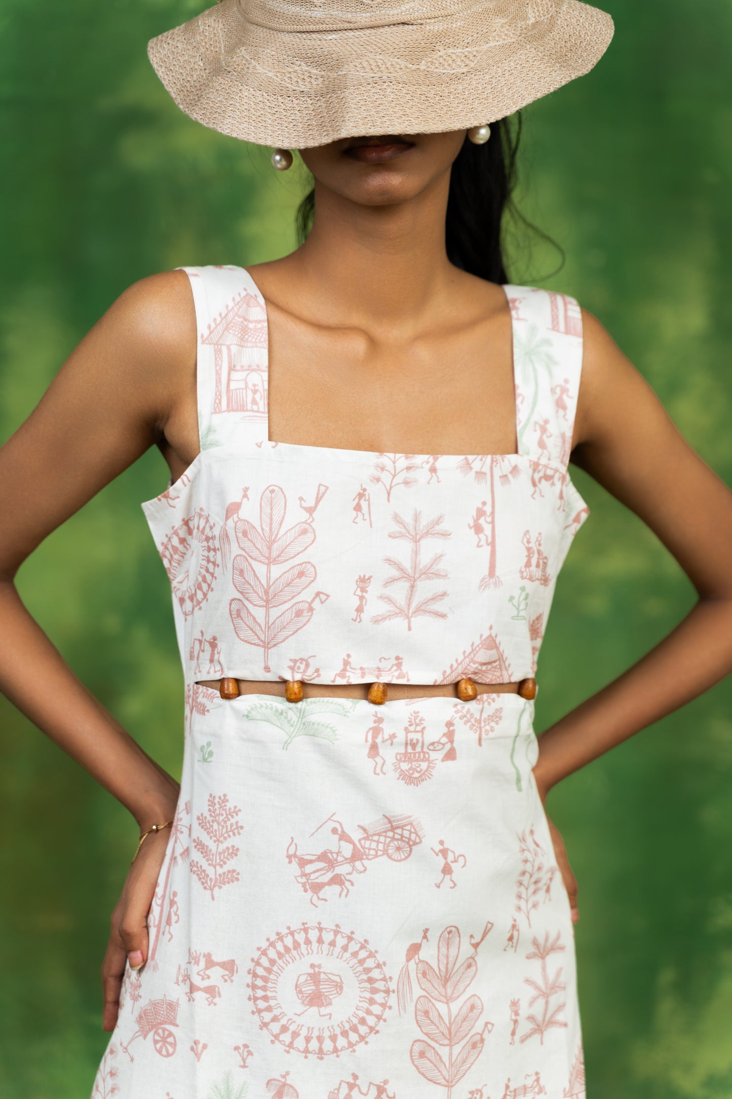 Village Life Bead Detail Dress