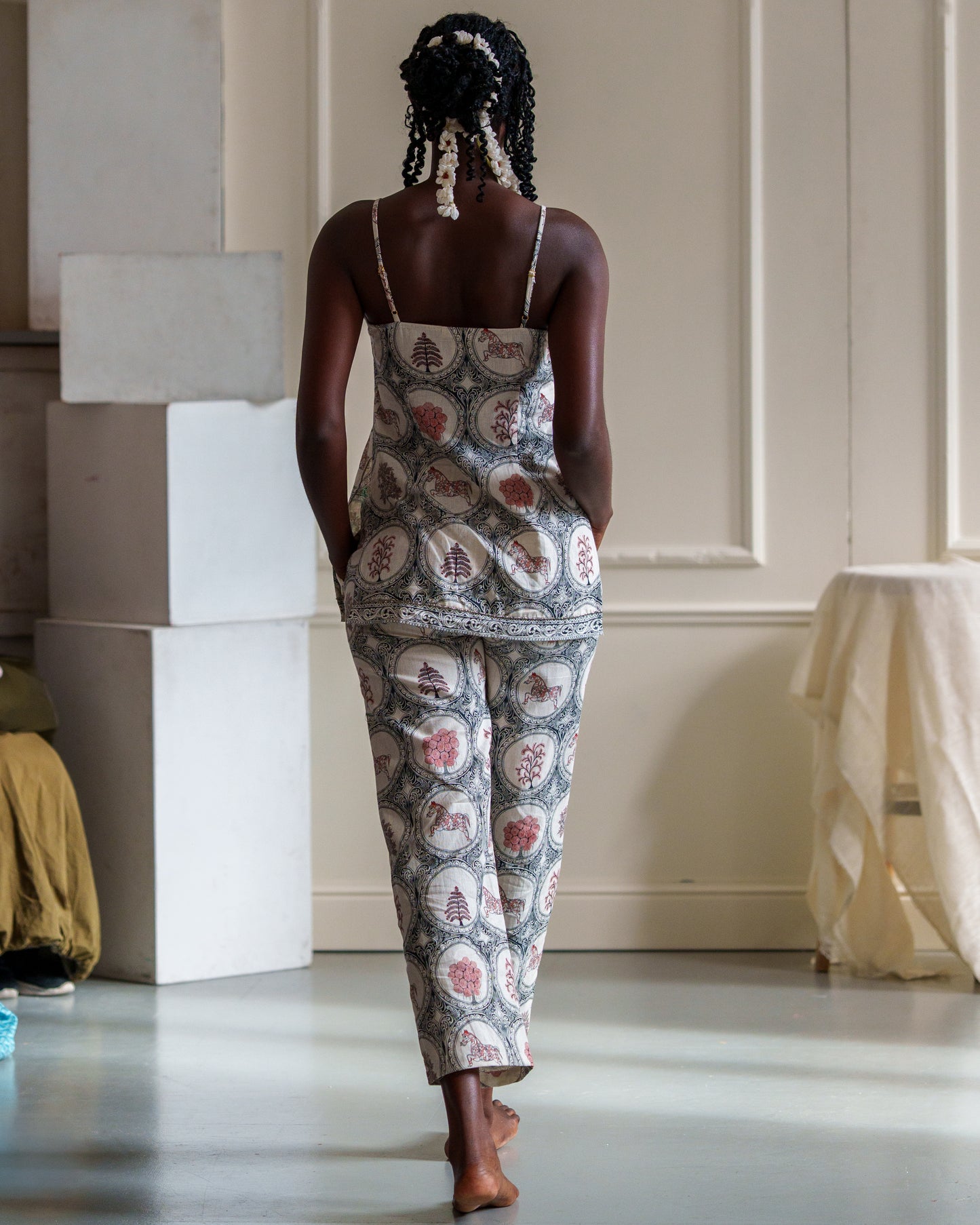 Pathachitra Horses Straight Pants