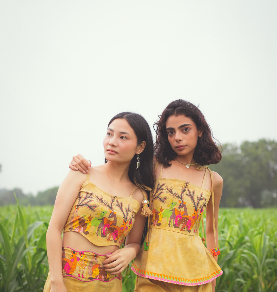 Deer Family Crop top