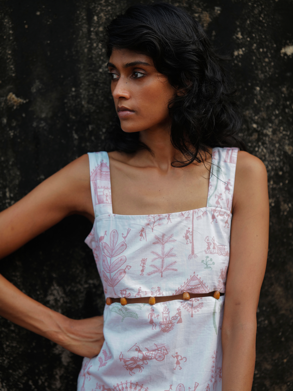 Village Life Bead Detail Dress