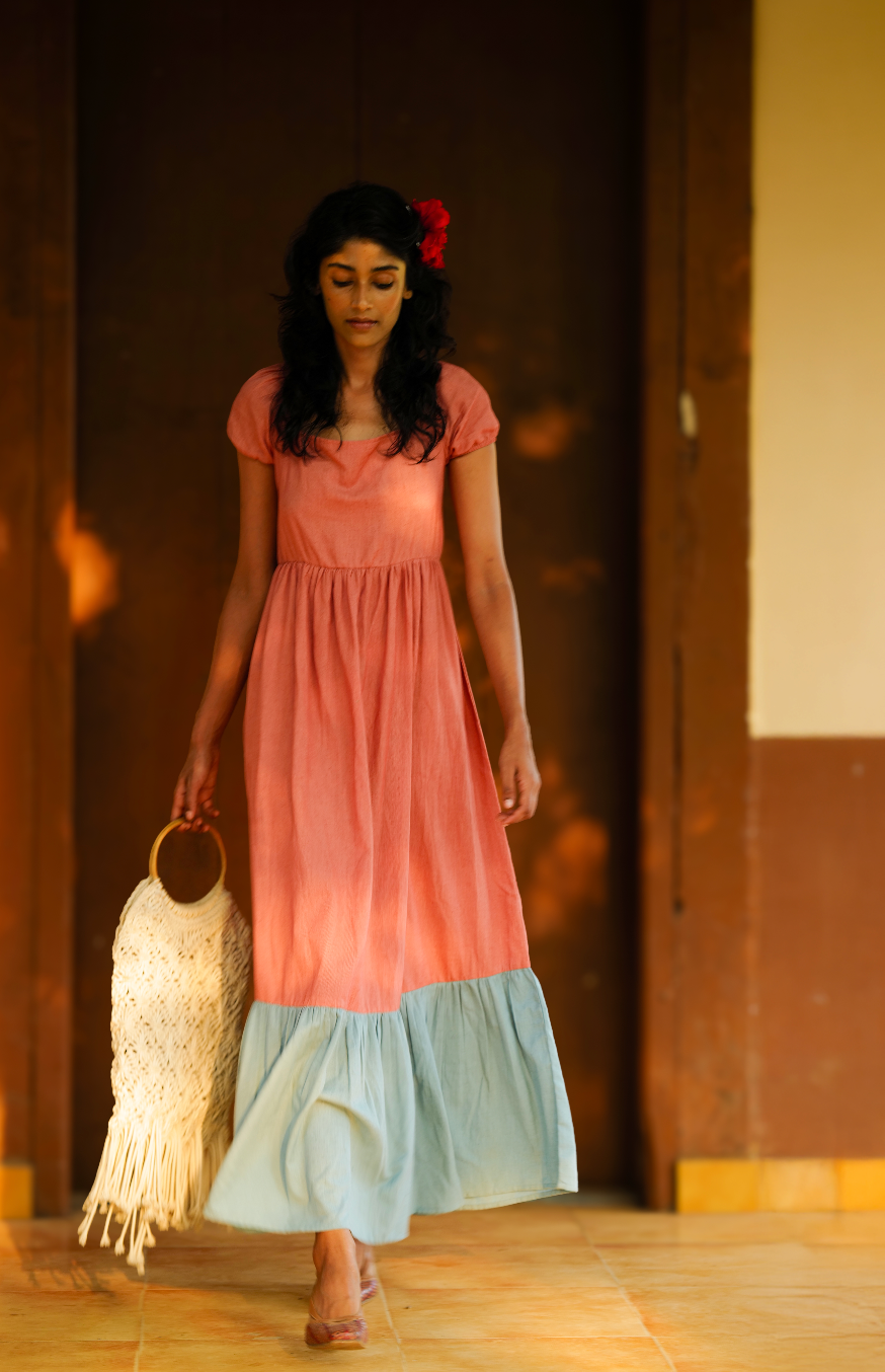Backless Cottage Dress