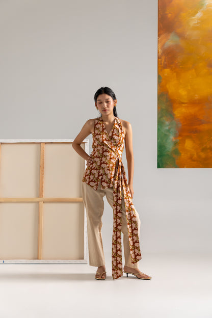 Kamal Backless Tie up top