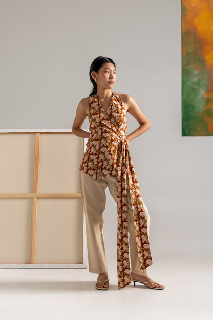 Kamal Backless Tie up top