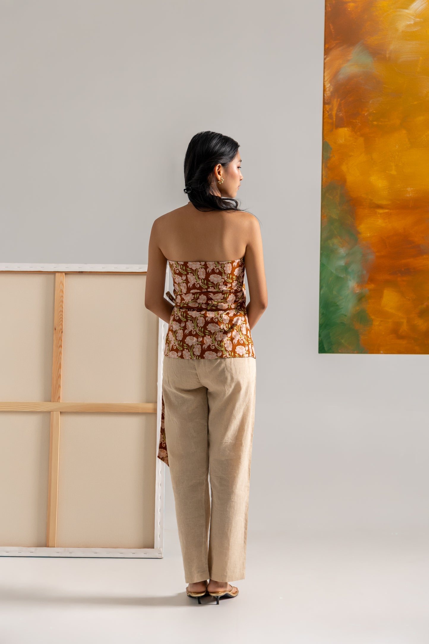 Kamal Backless Tie up top