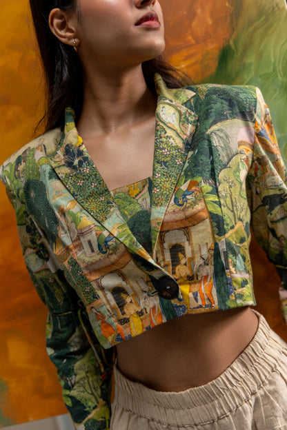 Vantara Crop Blazer
