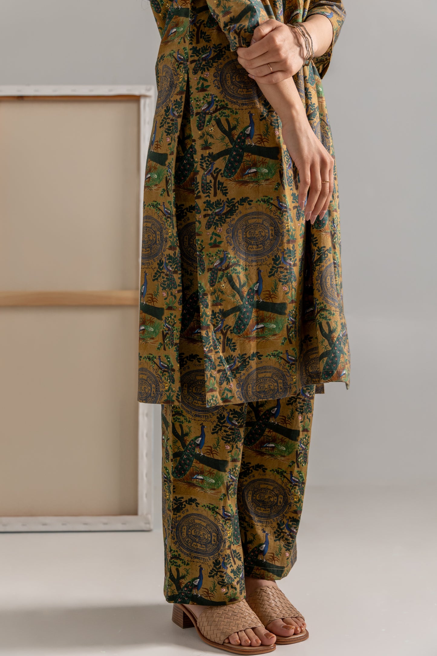 Morbagh Collar Kurta Set