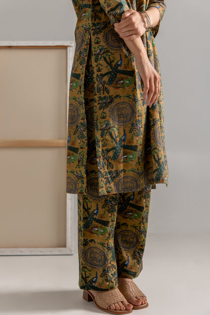 Morbagh Collar Kurta Set