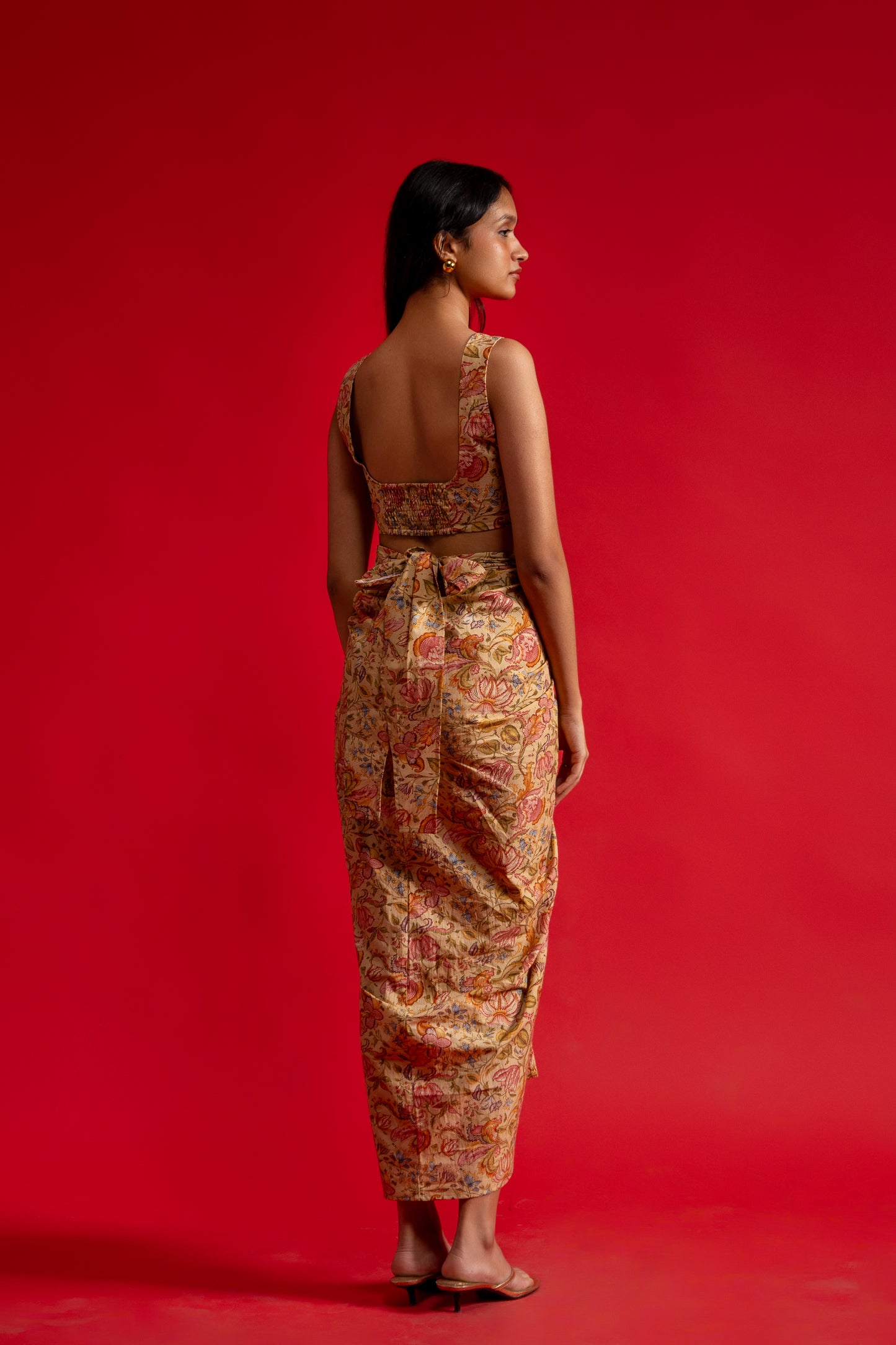 Kaari beige Crop Top