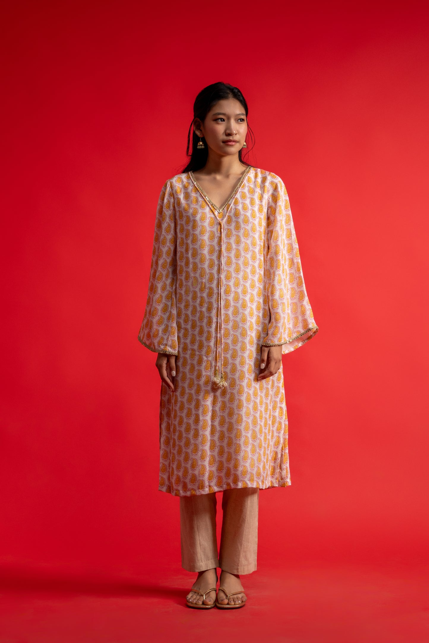 Noshnara Kaftan Kurta