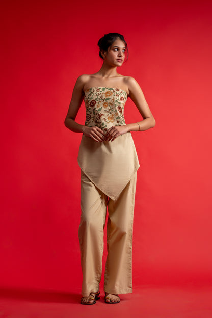 Phool Patti Tube top and pants set