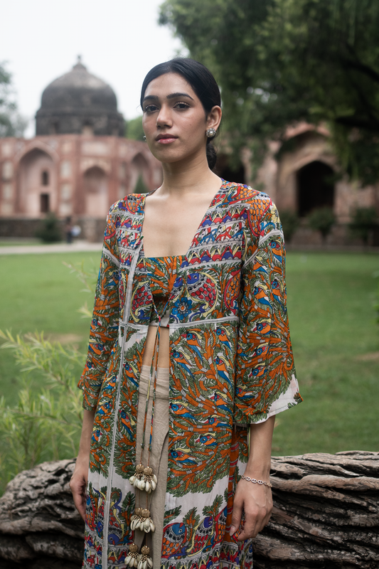 Tree of Life Crop Top and Cape Set