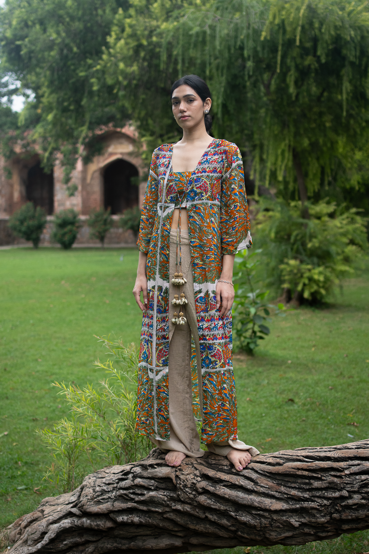 Tree of Life Crop Top and Cape Set