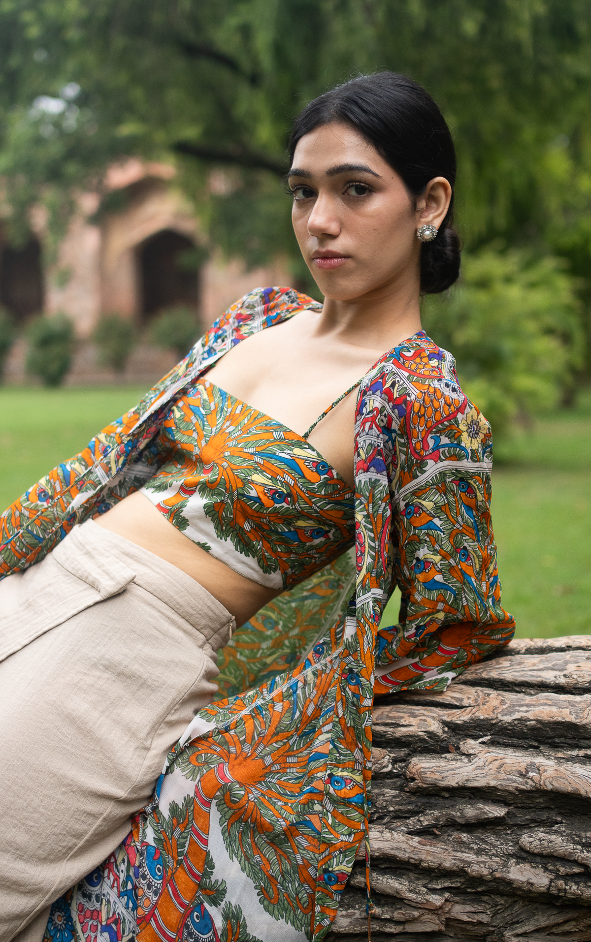 Tree of Life Crop Top and Cape Set
