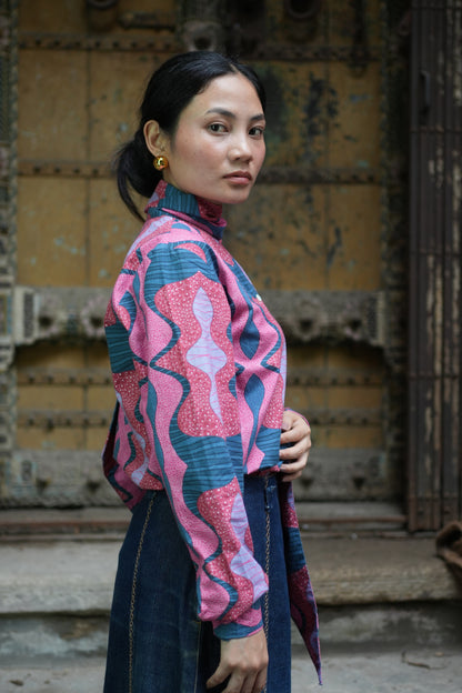 Leher Scarf Top
