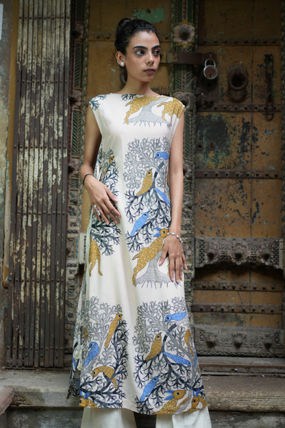 Kalpvriksh Tie Up Kurta