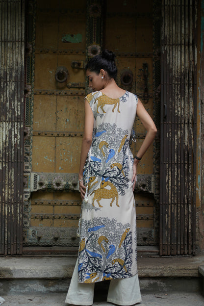 Kalpvriksh Tie Up Kurta