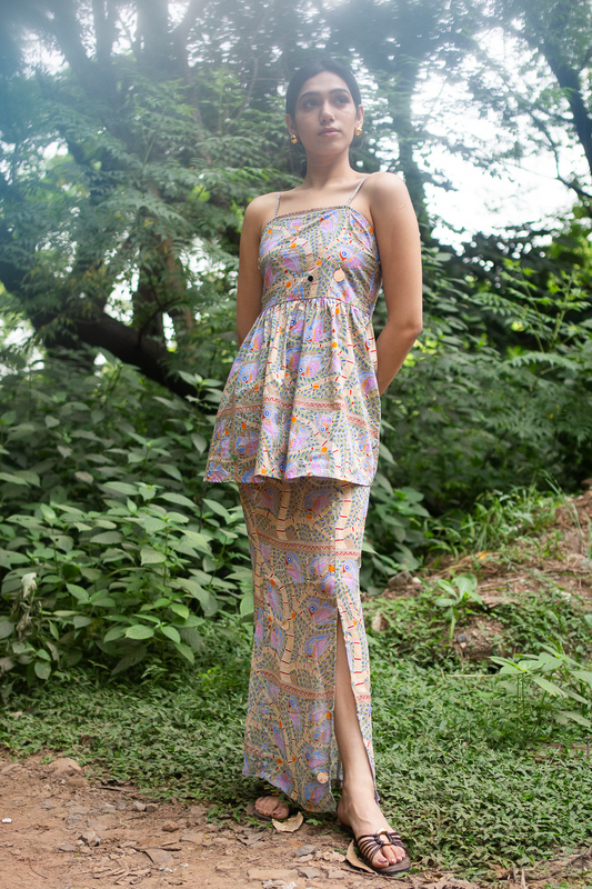 Mithila Coord Set With Mirrors