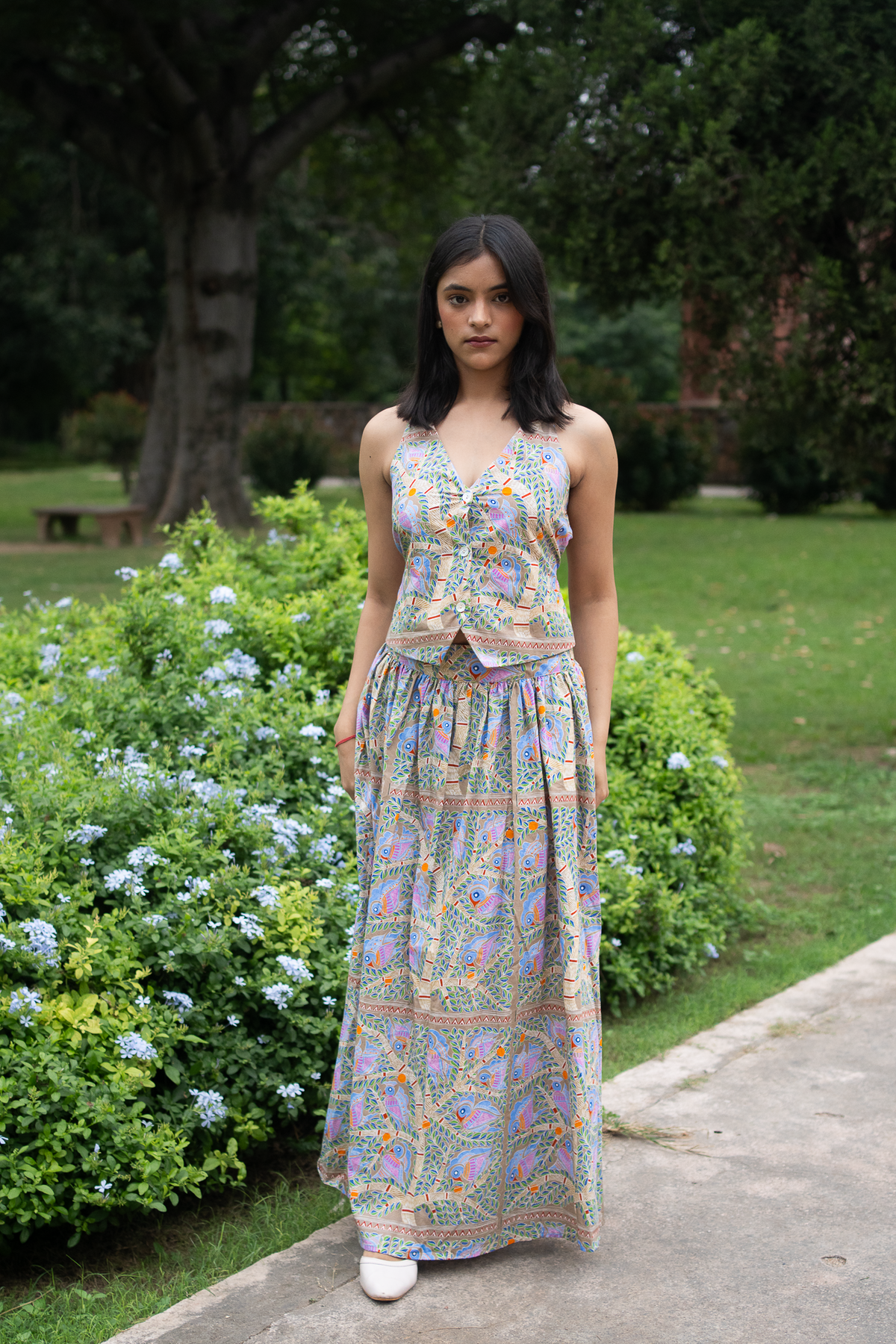 Mithila Backless Top