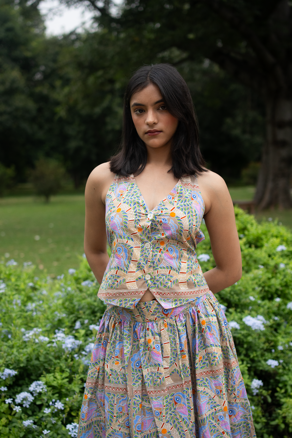 Mithila Backless Top