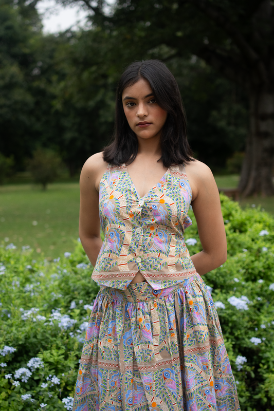 Mithila Backless Top