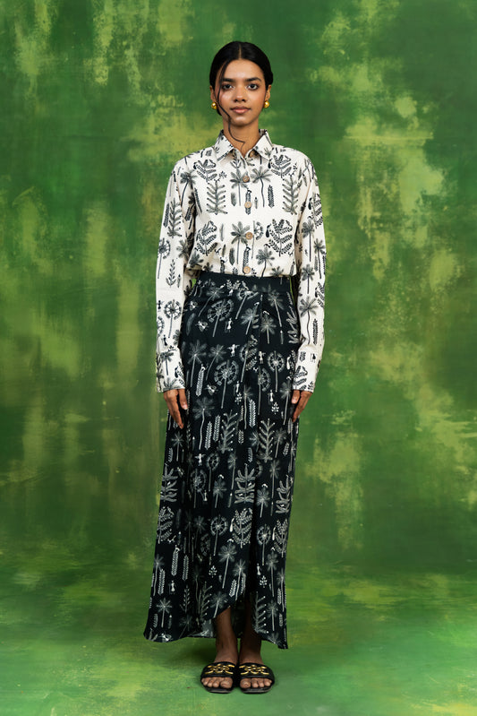 Jungle Dhoti Skirt