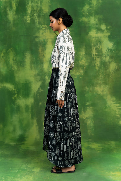 Jungle Dhoti Skirt