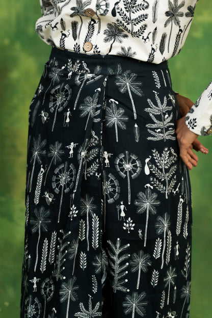 Jungle Dhoti Skirt