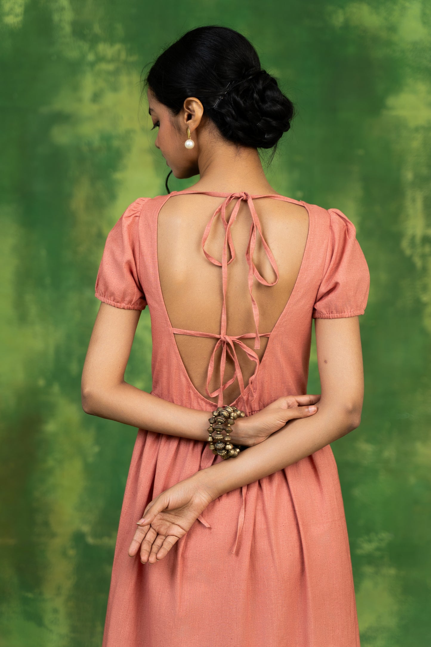 Backless Cottage Dress