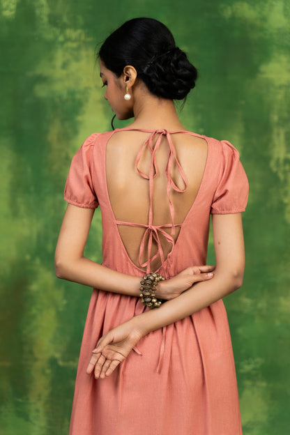 Backless Cottage Dress