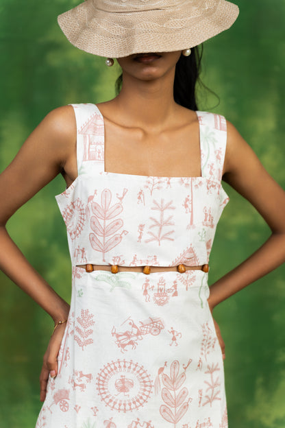 Village Life Bead Detail Dress