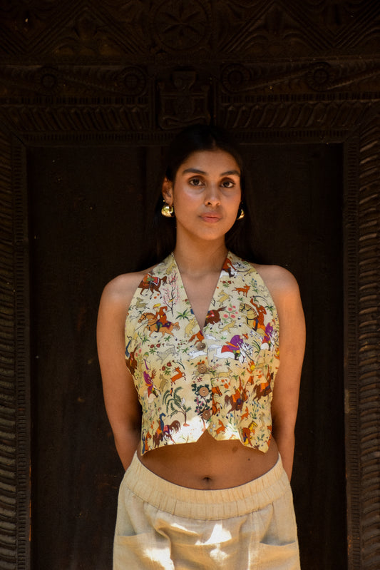 Stories of Panchtantra Backless Vest