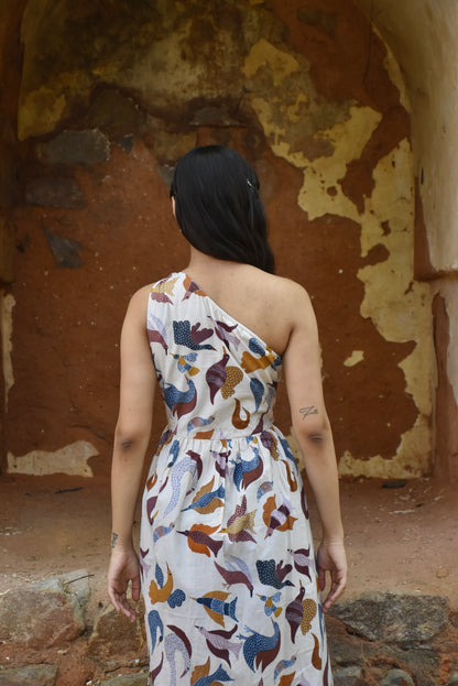 Udaan One Shoulder Dress