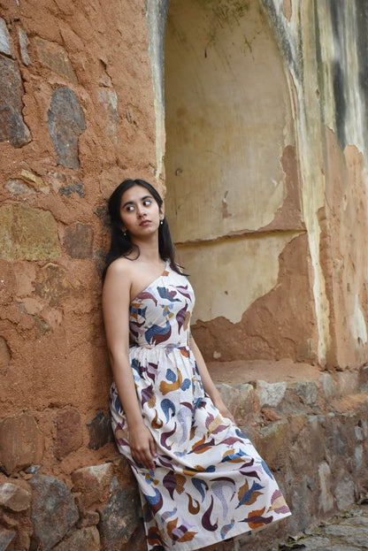 Udaan One Shoulder Dress
