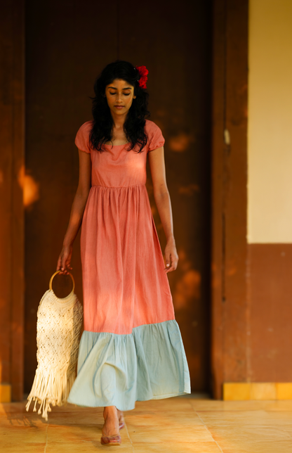 Backless Cottage Dress