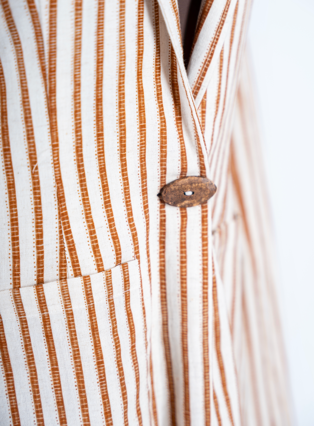 Brown Stripes Blazer