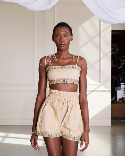 Garden of Heaven Paperbag Shorts